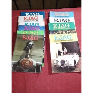 EJAG Magazine -  Jaguar - 1986- Lot of 11 issues - Missing August